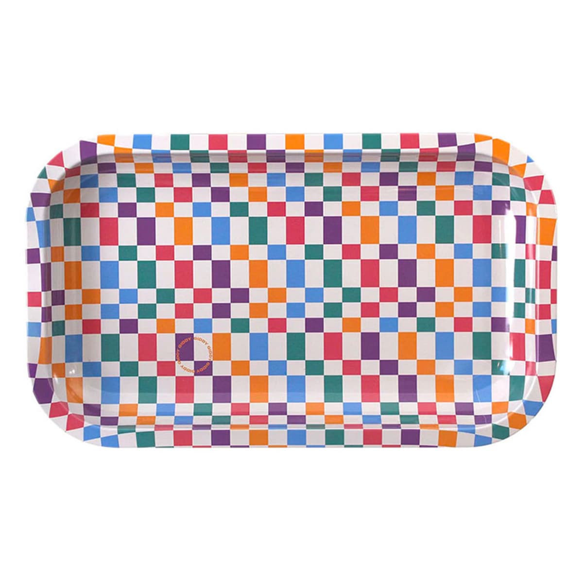 Metal Rolling Tray Medium Grid