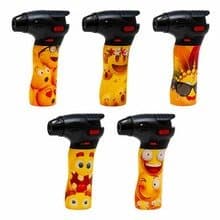 Deluxe Smiley Torch Lighter Assorted
