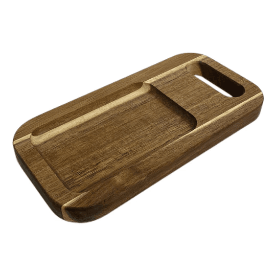 Acacia Wood Rolling Tray Handle