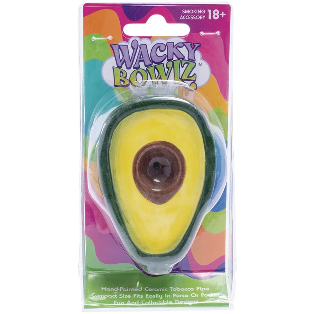 Ceramic Pipe Wacky Bowlz Avocado