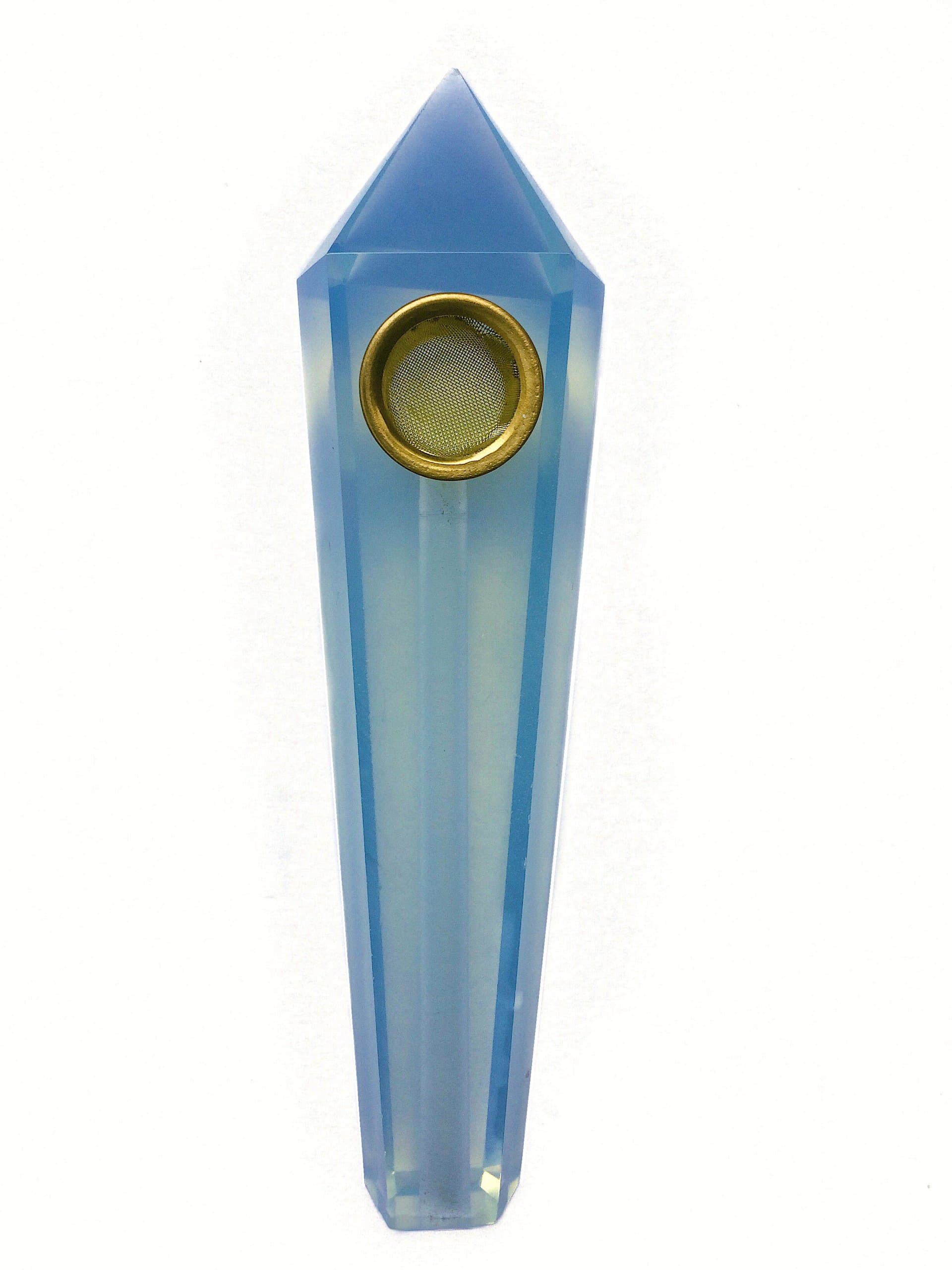 Crystal Pipe Celeste Opalite