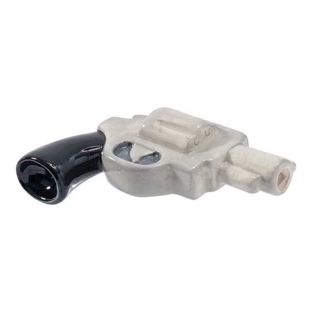 Wacky Bowlz Ceramic Handgun Pipe