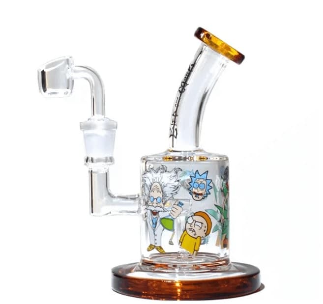 Rick Morty Diffuser Rig Amber