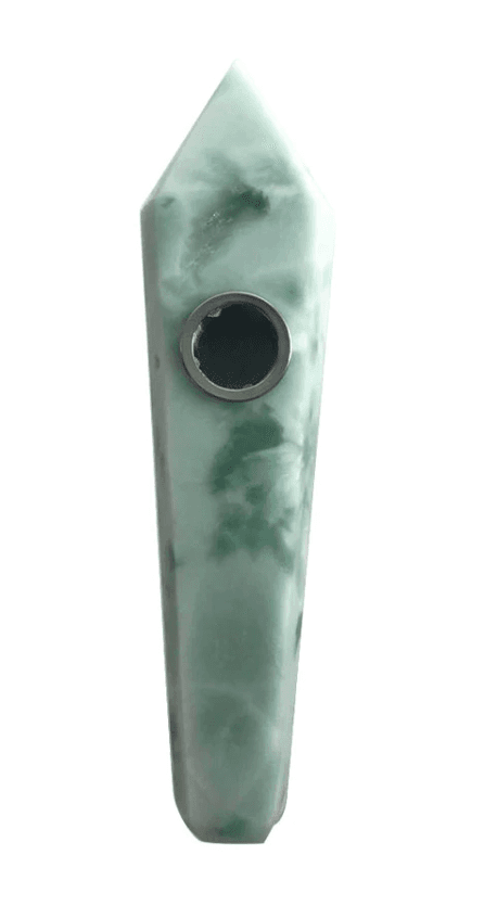 Crystal Pipe Snowflake Green