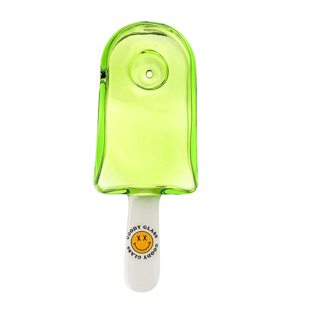 Glass Popsicle Hand Pipe Slime