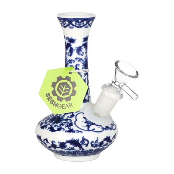 Oval Base Ceramic Vase Water