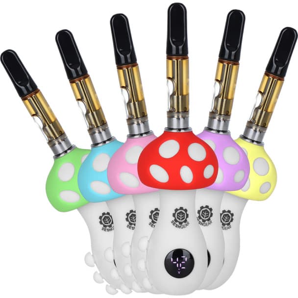 Mushroom 500mah Vape Battery Assorted