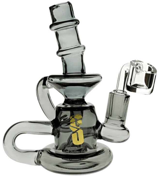 Shatter Mini Recycler Smoke Grey