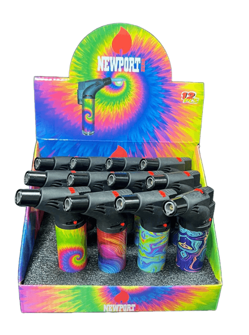 Windproof Torch Lighter Psychedelic