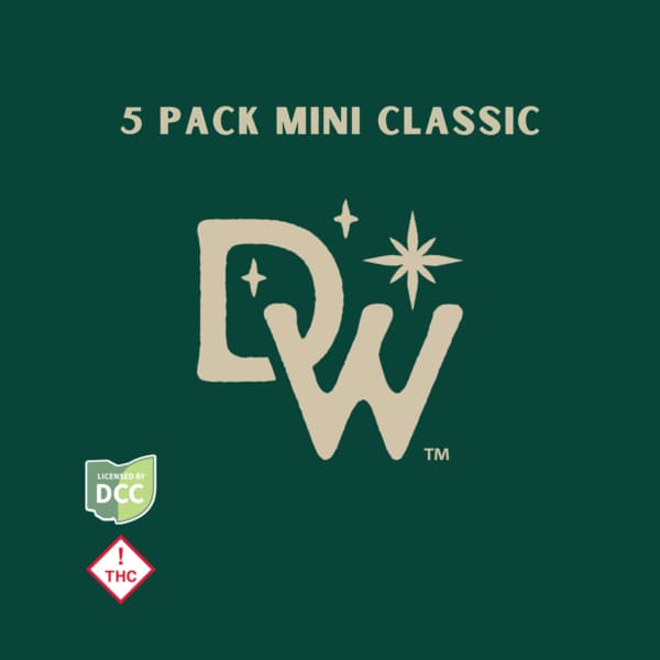 5 Pack Mini Classic Pre-Rolls 1.75g - Sour Cherry Melon
