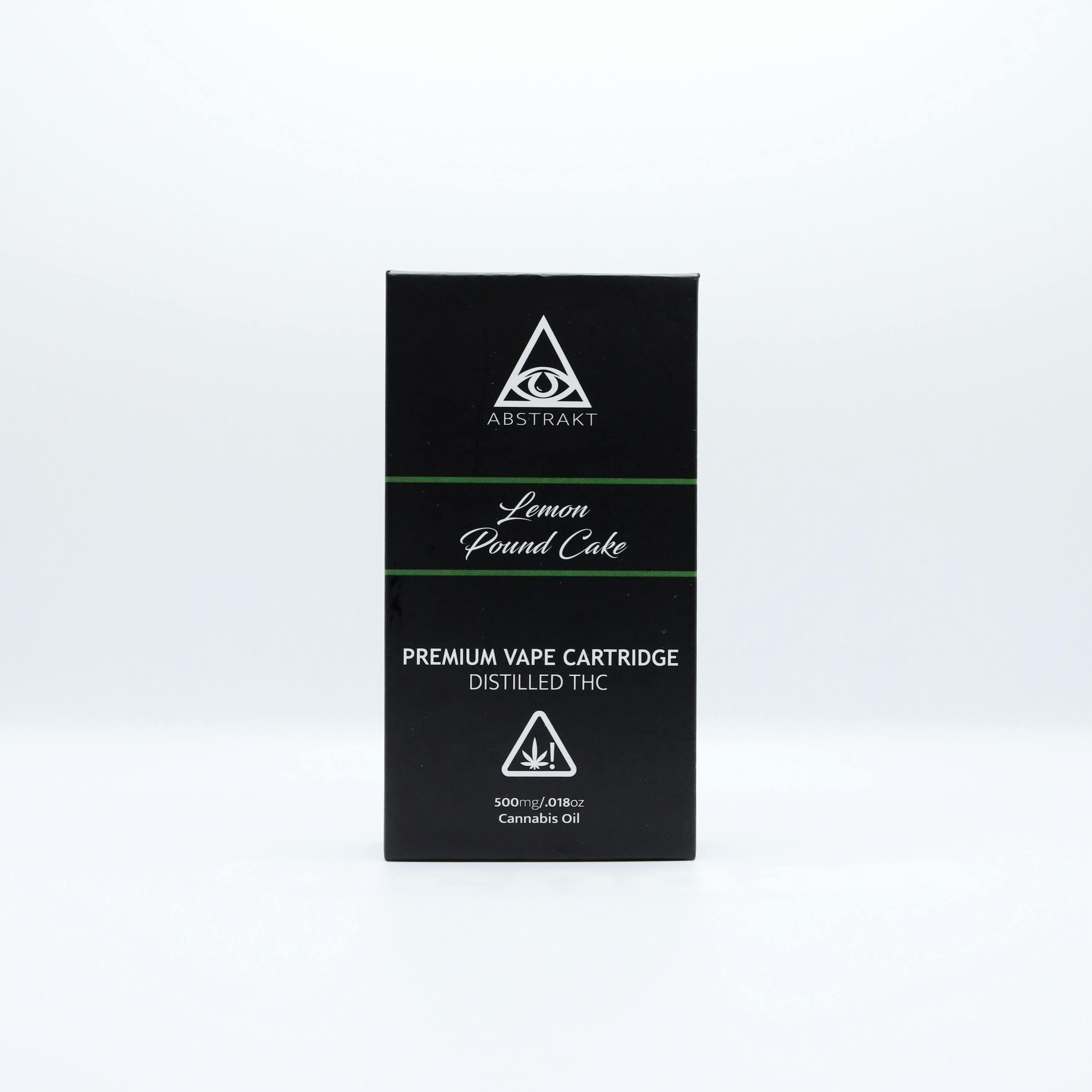.5g Distillate Vape Cartridge - Lemon Pound Cake