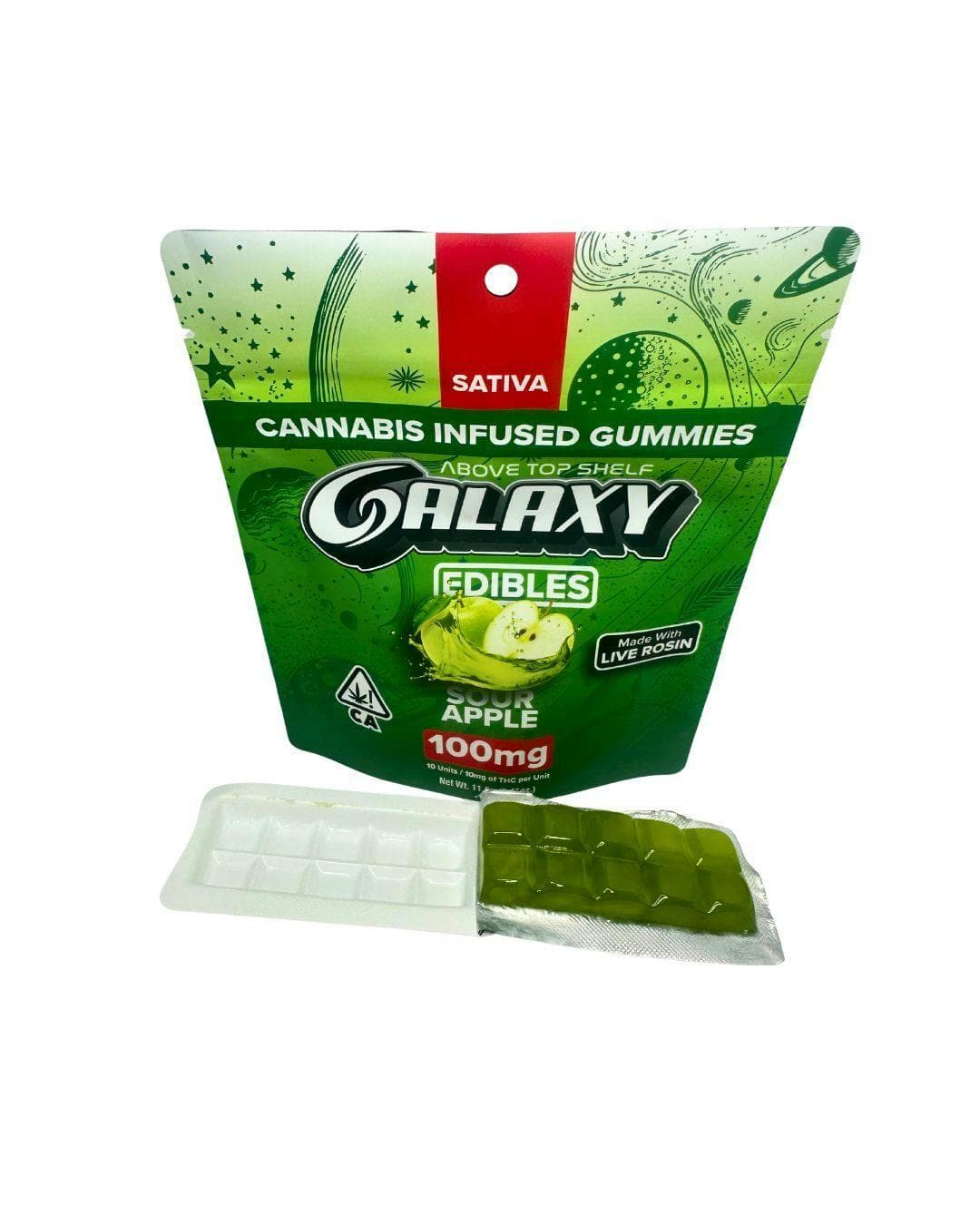 Sour Apple Live Rosin Gummies