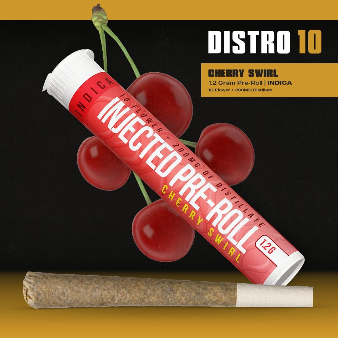 Distro10 Cherry Swirl Injected Pre