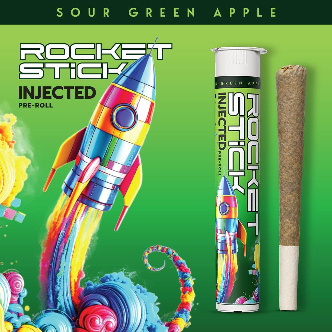 Sour Green Apple 1.2g Injected