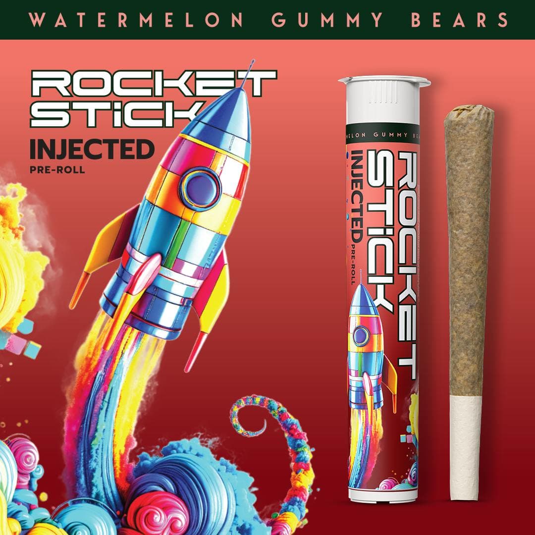 Watermelon Gummy Bears 1.2g Injected