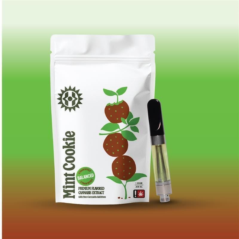 Mint Cookie Flavored Vape Cart