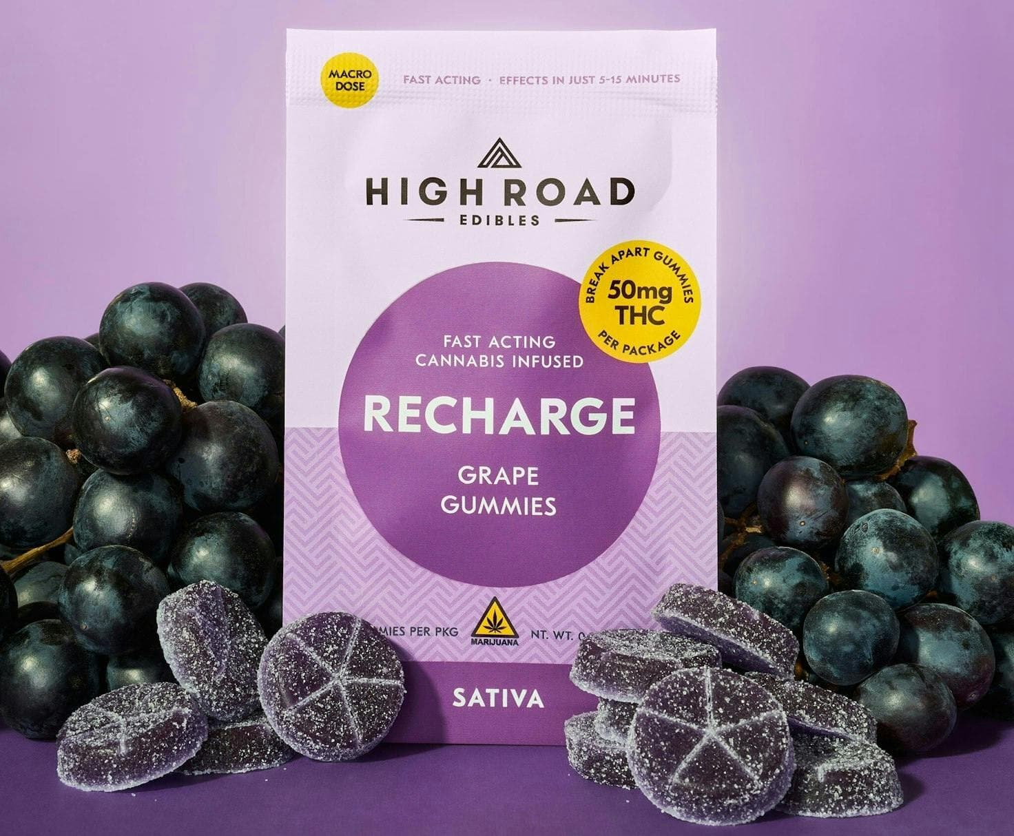 Dose Macro Gummies Grape Recharge