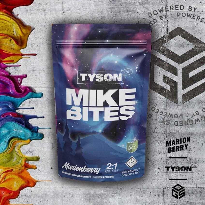 Mike Bites 2:1 THC/CBN - Marionberry Gummies | 10pk