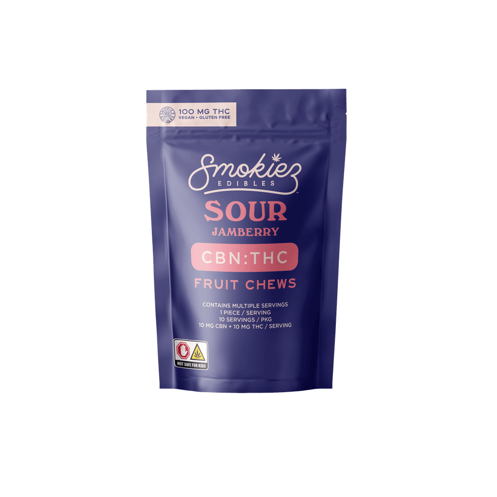 Sour Jamberry | 1:1 THC:CBN Gummies 100mg (10ct)