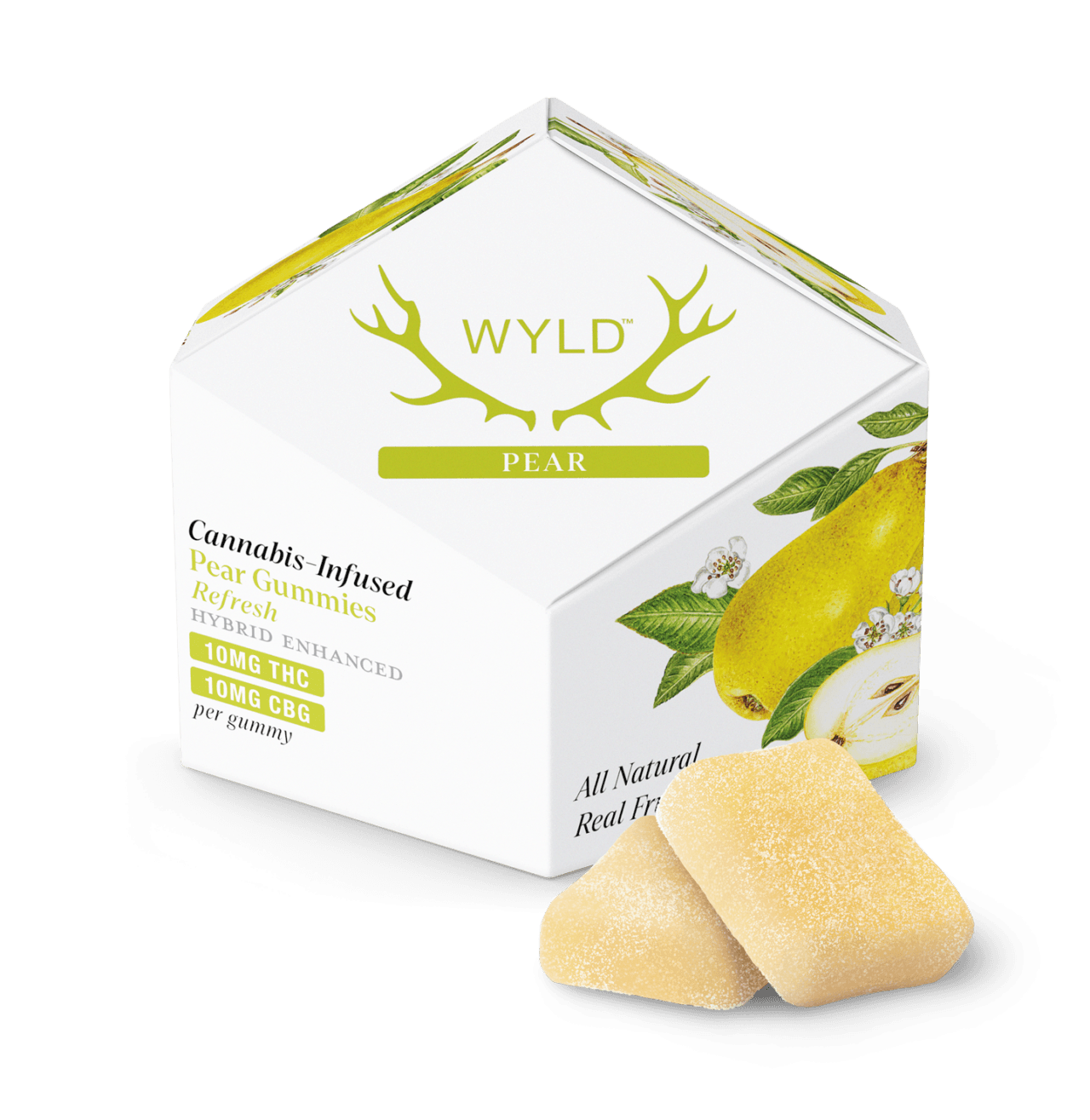 Pear 1:1 CBG - Gummies - 100mg 10pk