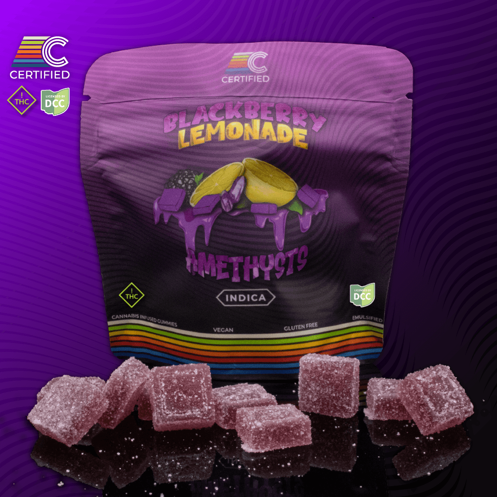 Certified | 10 pack | Blackberry Lemonade Amethysts Gummies