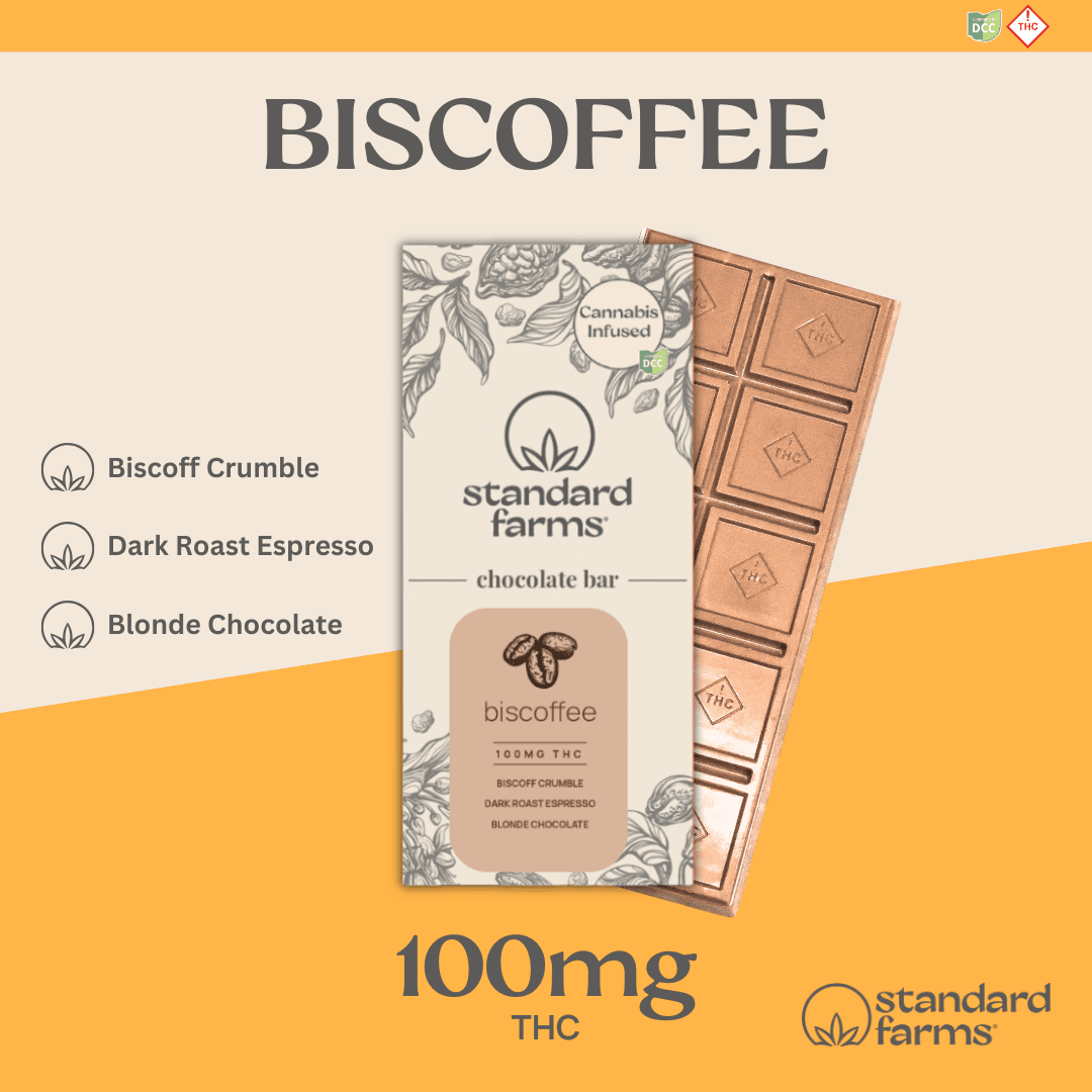 Biscoffee Chocolate Bar 10pc | 100mg