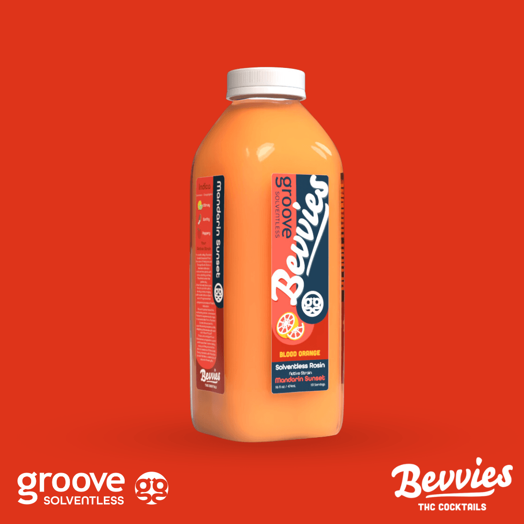 Orange Mandarin Sunset Solventless Beverage