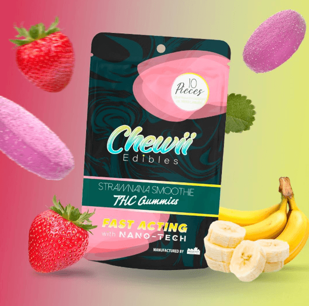 Thc Gummies Strawnana Smoothie