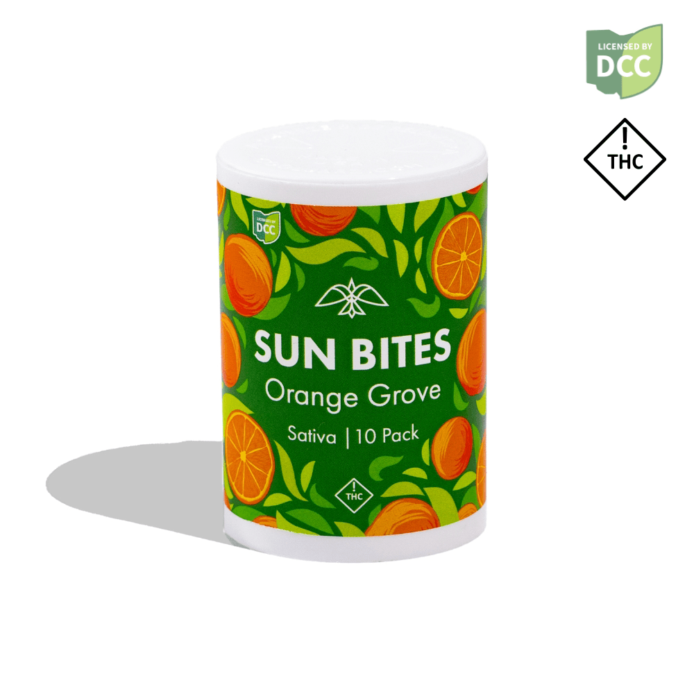 Orange Sun Bites (Sativa) - Gummies - 100mg