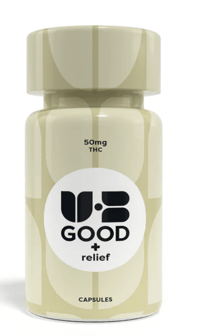 Relief Unflavored Capsules 550mg (11-Pack | 50mg Each)