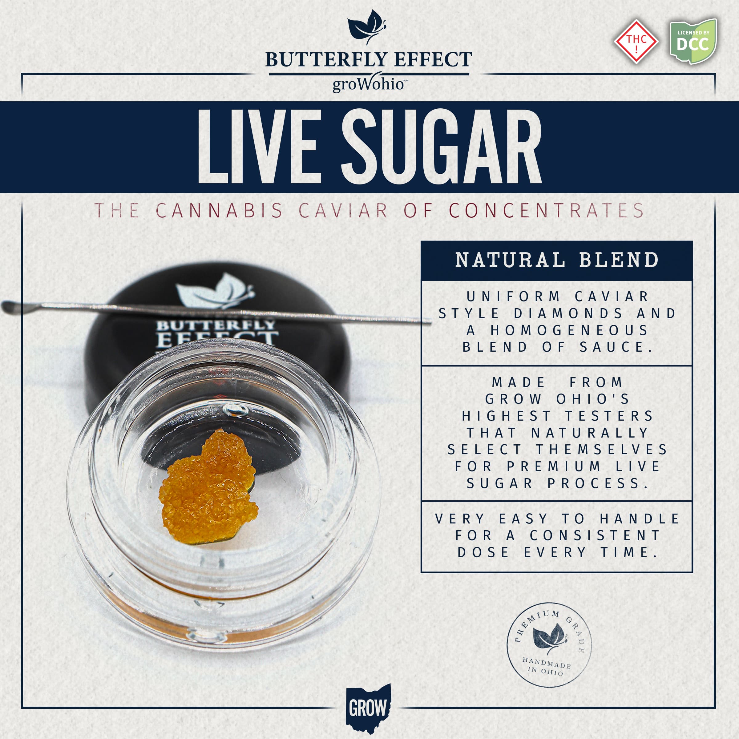 Butterfly Effect | 91 Royal Live Sugar .85g | Sativa