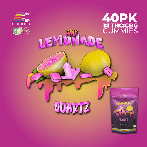 Cultivators - Pink Lemonade 1:1 CBG Quartz Gummies - 40ct - 440mg