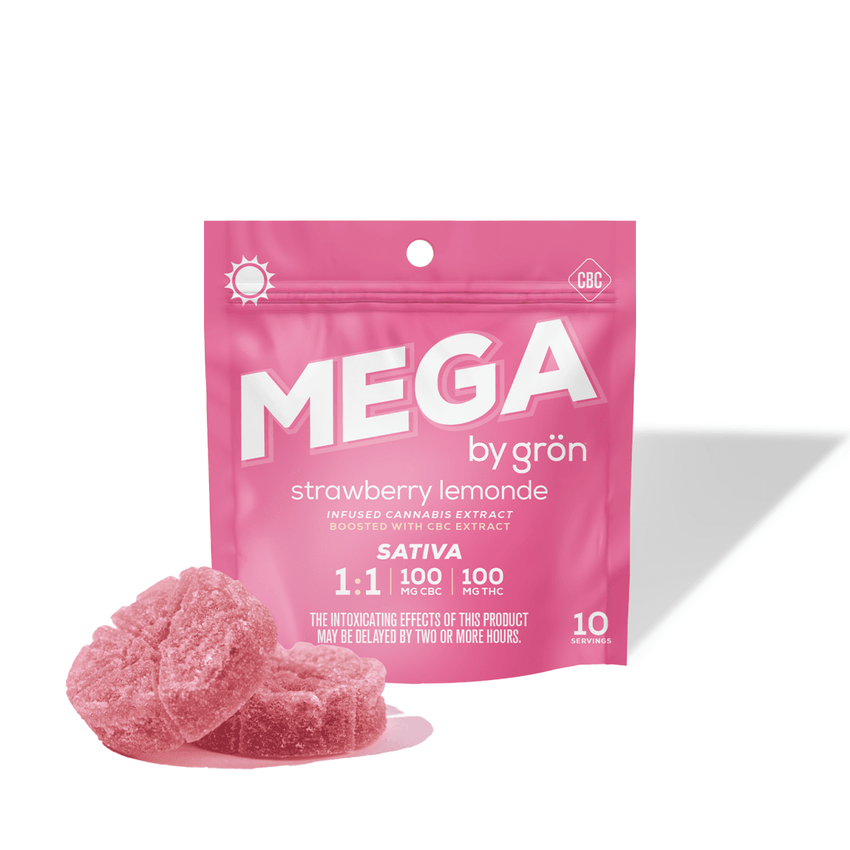 Strawberry Lemonade | 1:1 CBC:THC | Mega Pearl 100mg