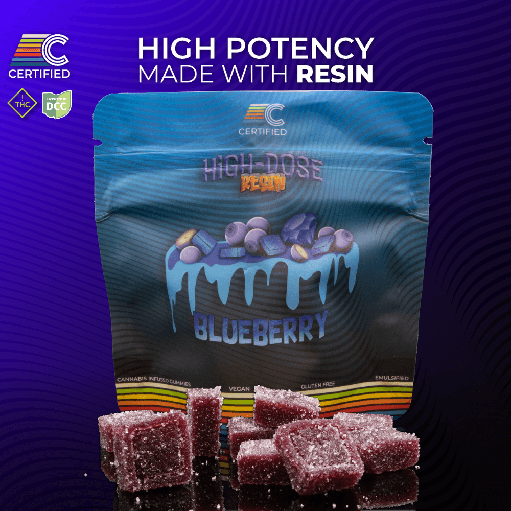 Certified Cultivators | Blueberry Gem Gummies 10pk | 500mg