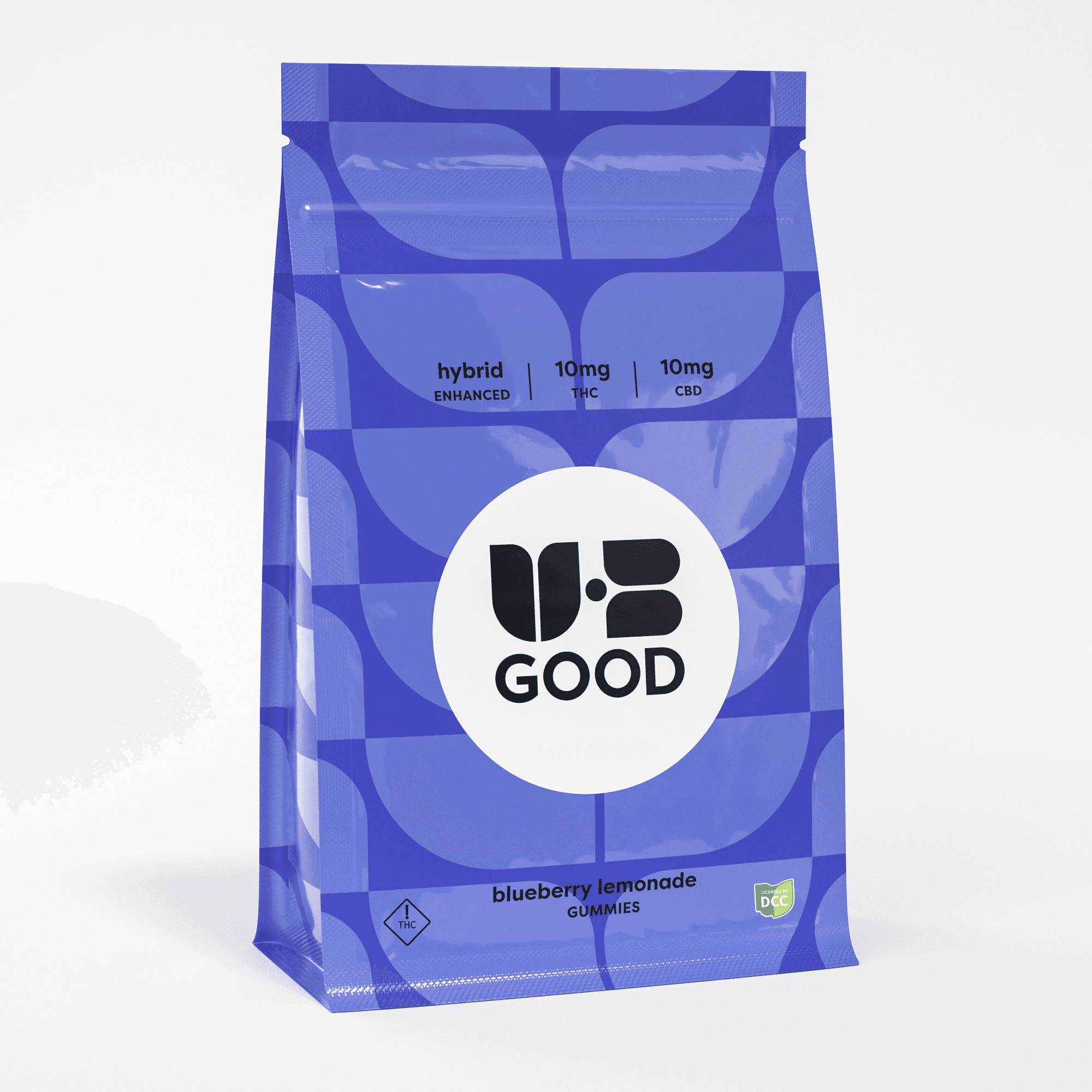 Blueberry Lemonade 1:1 THC:CBD Gummies | 10 Pack