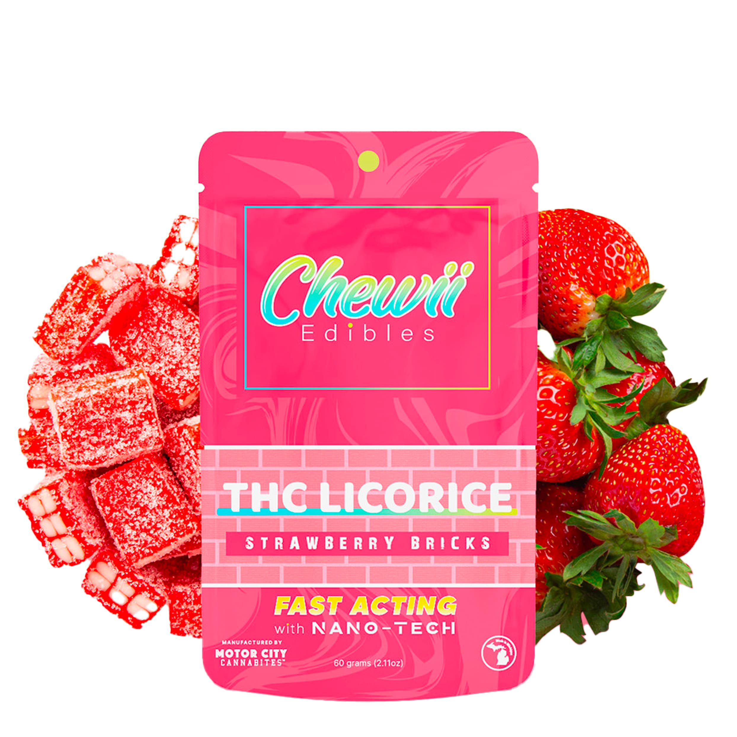 Strawberry Licorice Bricks