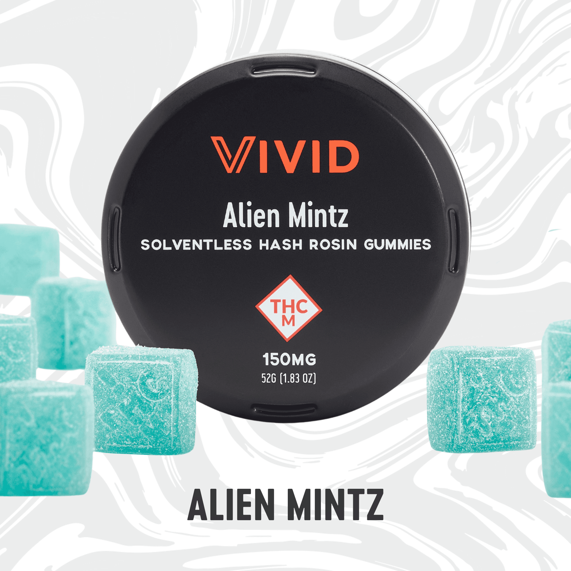 Mintz Solventless Hash Rosin Gummies