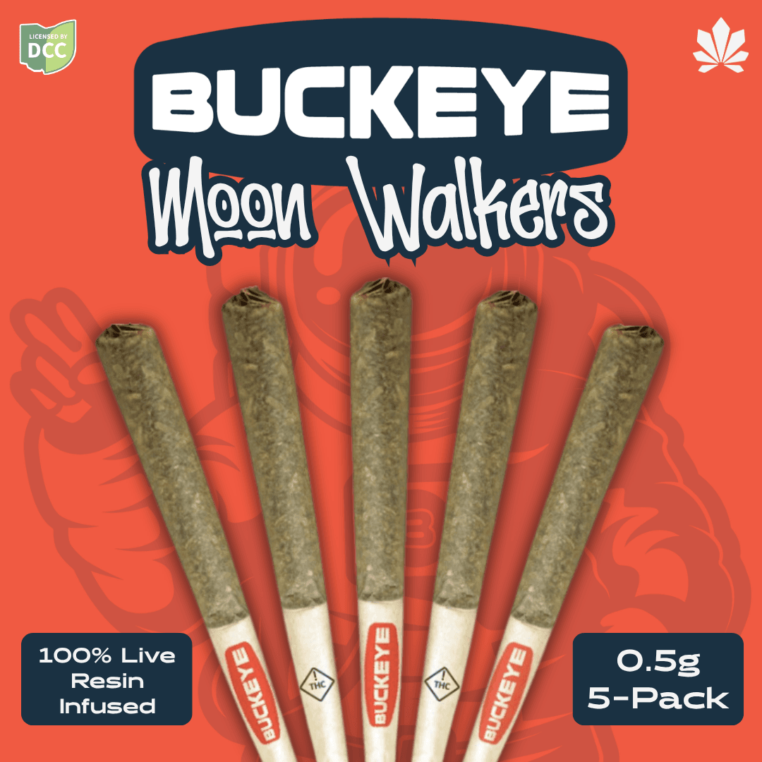 Honeycrisp - Moon Walkers | 5pk 0.5g Live Resin Infused Prerolls