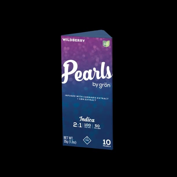 Gron - Wildberry 2:1 THC:CBN - Gummy Pearls - 100mg 10pk