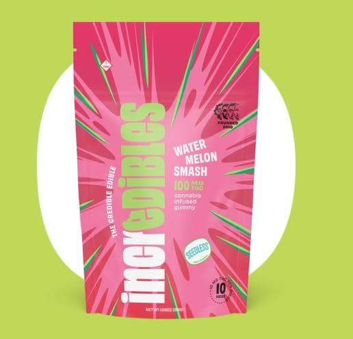 High Dose Watermelon Smash Gummies 330mg (10-Pack | 33mg Each)