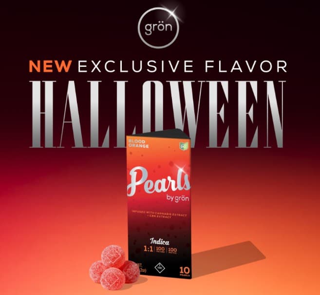 Pearls Ratioed Blood Orange Gummies 100mg (10mg ea | 10-Pack)