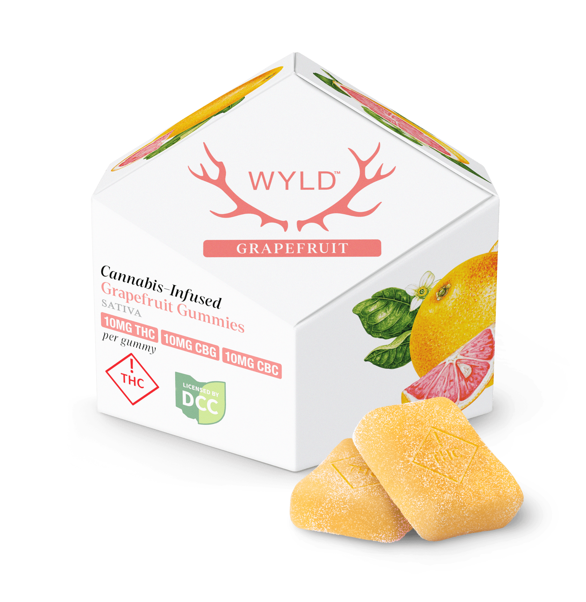 Grapefruit 1:1:1 CBD:CBG 10pc | 110mg Gummies