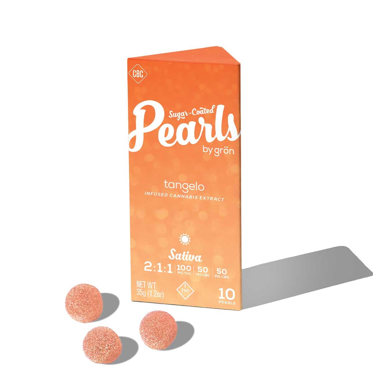 Gummies - Tangelo Pearls 2:1:1 THC:CBC:CBG (S) (10pk) 100mg
