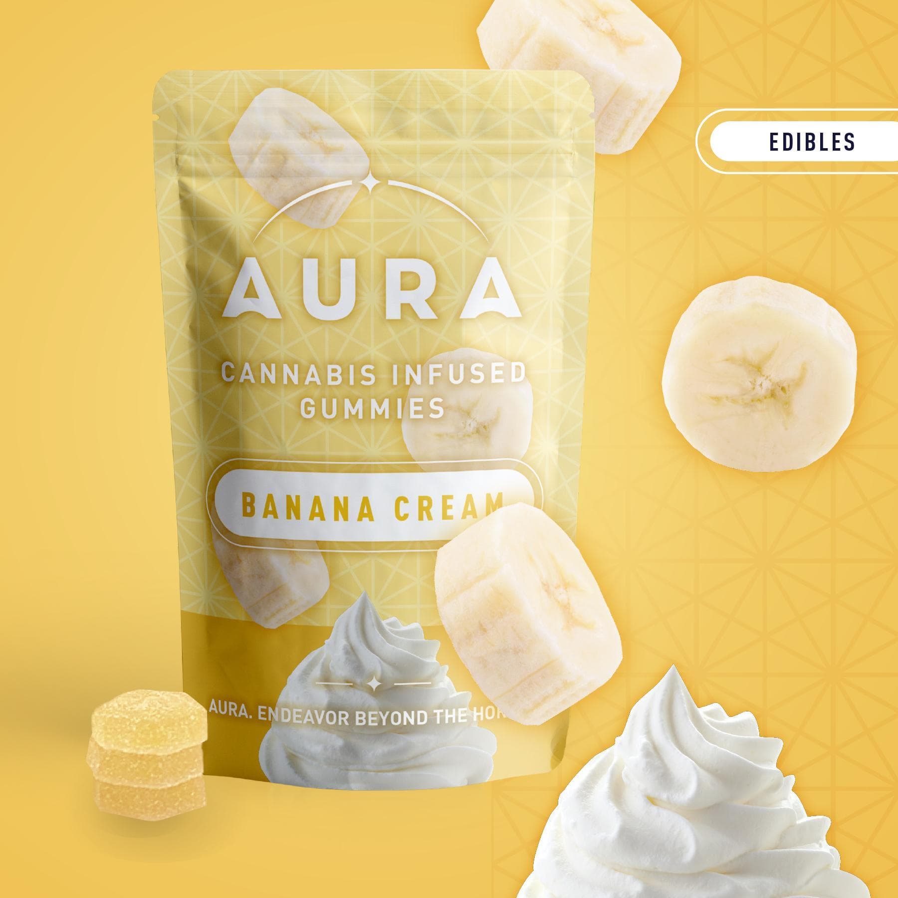 Banana Cream + CBC | Gummies | [110mg]
