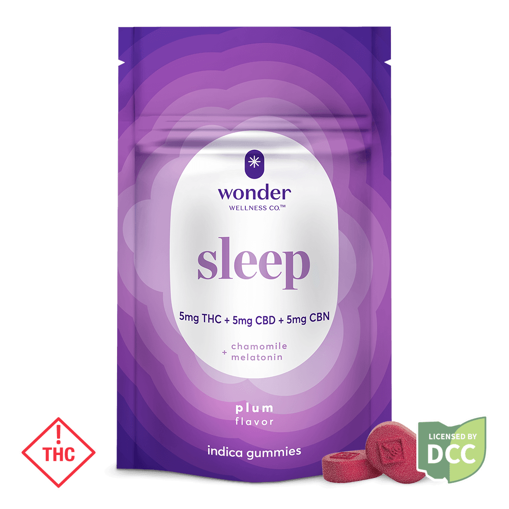 Plum + Melatonin 1:1:1 Gummies - 20ct - 100mg