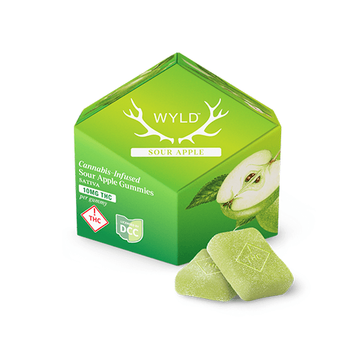 Sour Apple Gummies 100mg -10pk