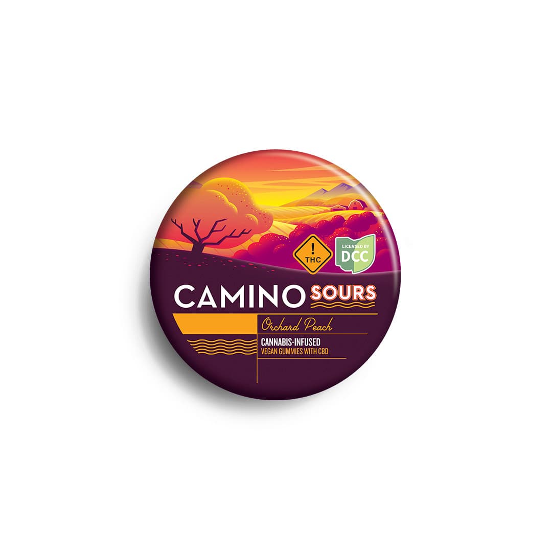 Camino Sours 1:1 Orchard Peach Gummies