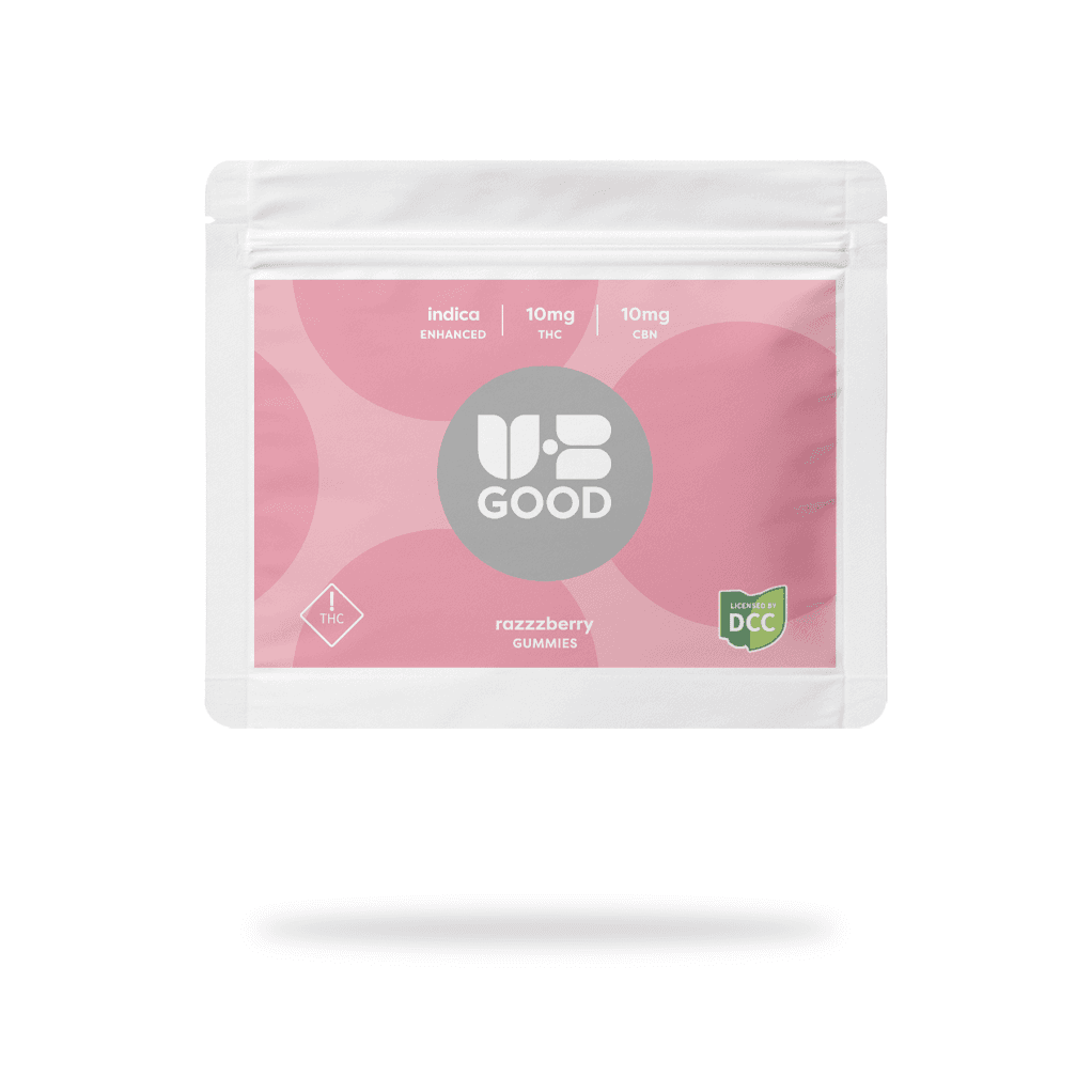 1:1 CBN Razzzberry Sleep Gummies 2pk - 20mg