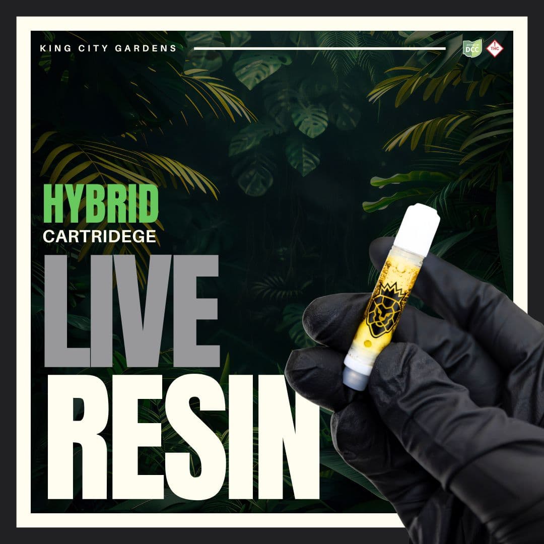 King City Gardens - Live Resin - Cart - Kush Monkey (H) - 1g
