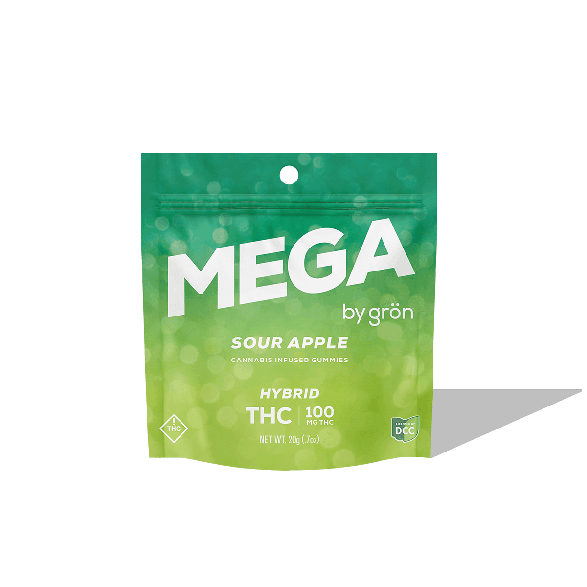 Sour Apple Mega Pearl 110mg -2pk, 10 Servings